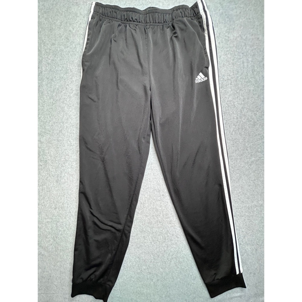 Adidas Primegreen Men's Track Pants Black White 3 Stripe Joggers Large L